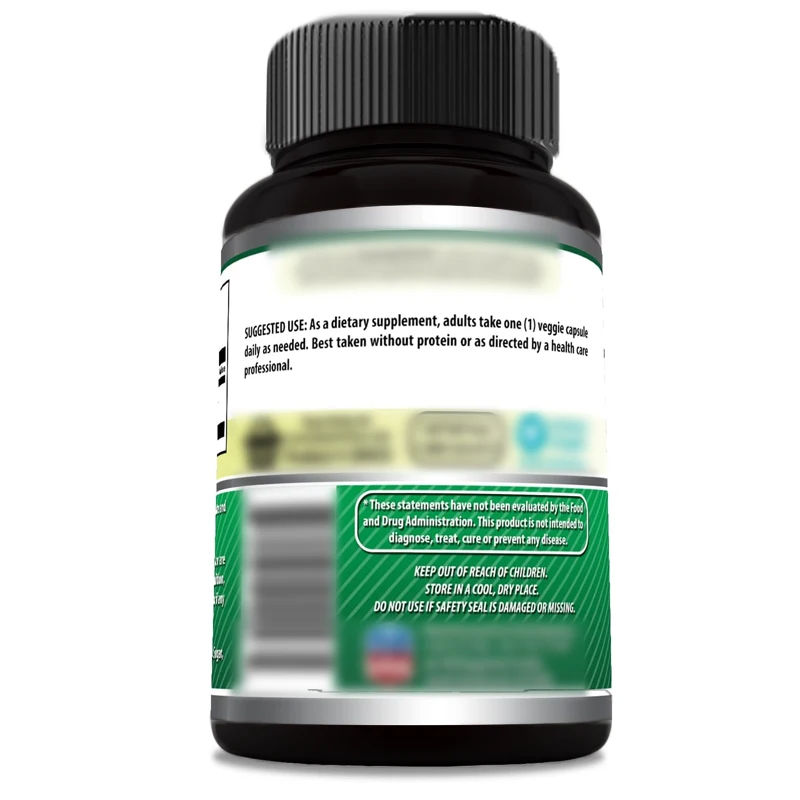 Amazing Formulas GABA 750mg per serving vegetarian 60 capsule supplement | Non GMO gluten free