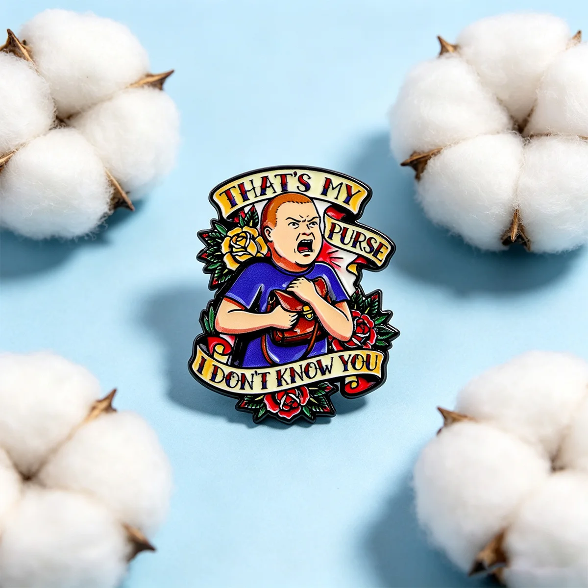 Funny Vintage Quote Enamel Pin Brooch Punk Cartoon Badge Street Style Jewelry Gift for Women Men Backpack Clothes Accessories view 3