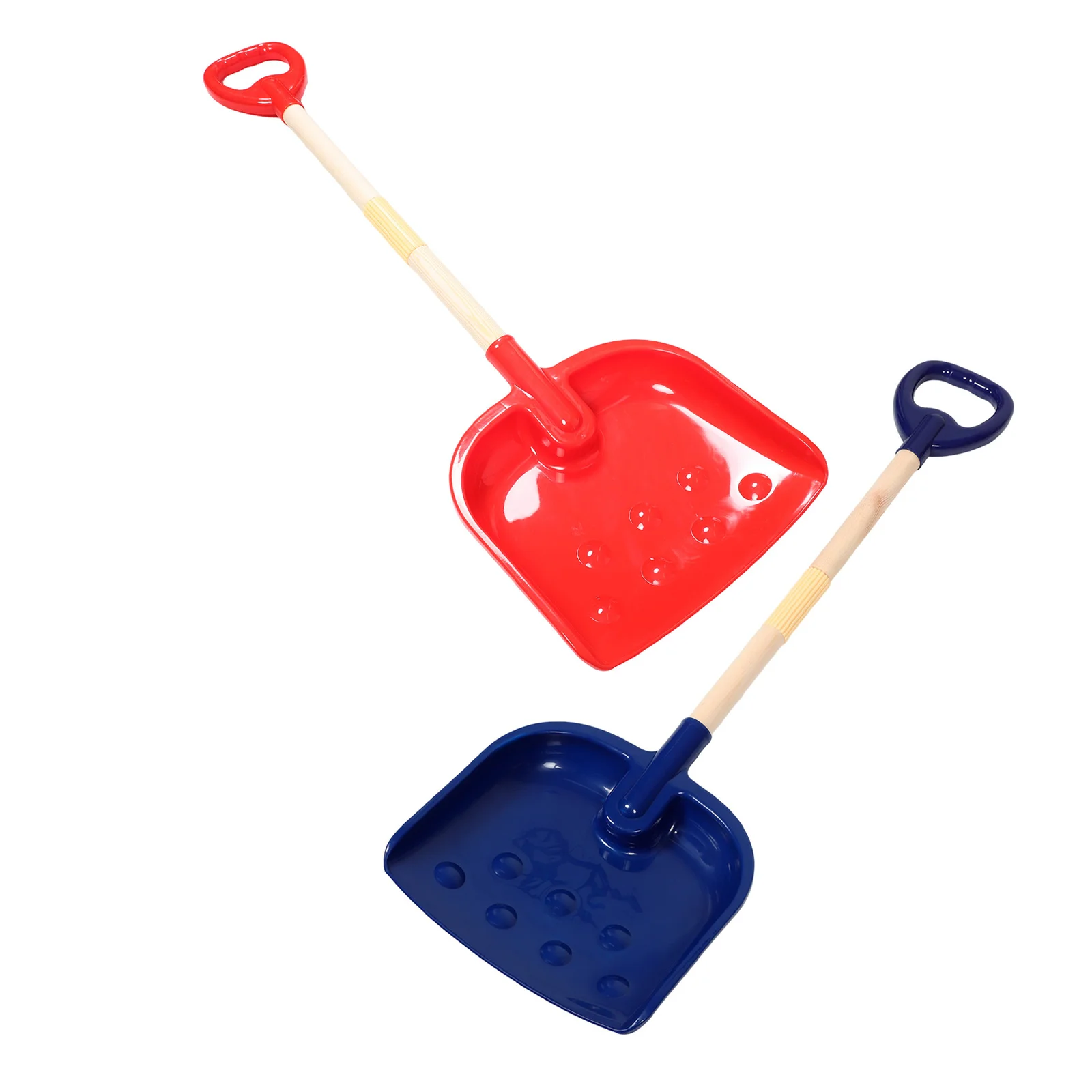 

2pcs Kids Beach Shovel Set Thickened Plastic Snow Shovel For Toddlers Ergonomic Sand Digging Tool - Lightweight Sandbox