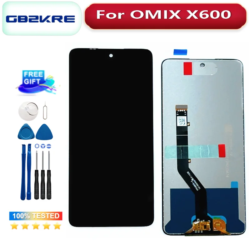 

New Original For OMIX X600 LCD And Touch Screen Digitizer Display Assembly Replacement FOR OMIX X 600 + Tools+Glue