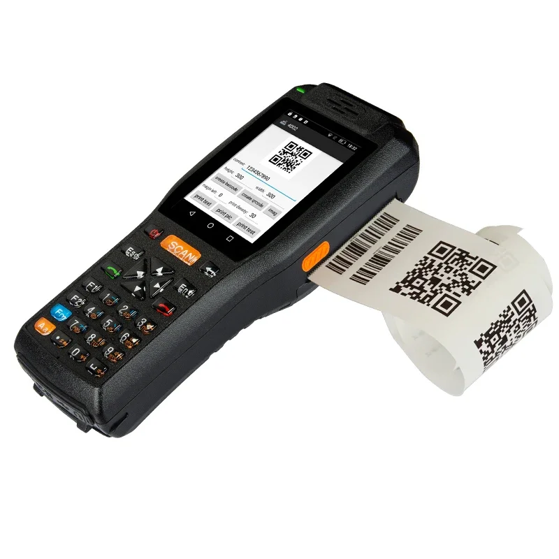 

oi IP65 Rugged Portable Android Mobile Data Collection Terminal 4G Wifi NFC Reader 1D 2D Barcode Scanner Handheld With Printer