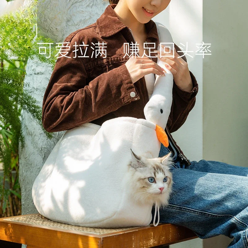 Styling Cat Can Show Off The Head When Going Out Shoulder Bag Small Dog Portable Oblique Span Pet Dog Bag