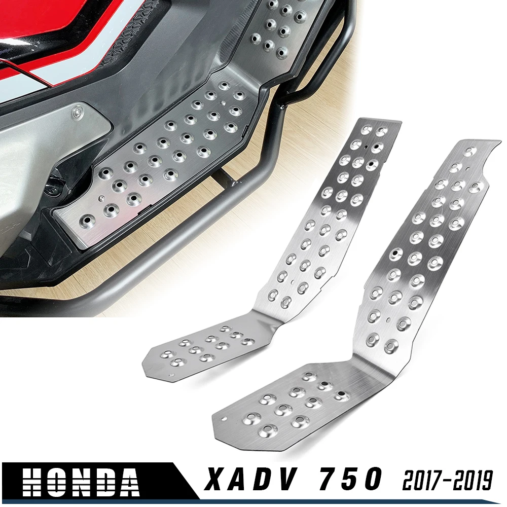 

For HONDA XADV 750 Foot Plate Board Pedals Footrest FootBoard Cover Mat Pad XADV750 X-ADV 750 2017 18 19 Motorcycle Accessories