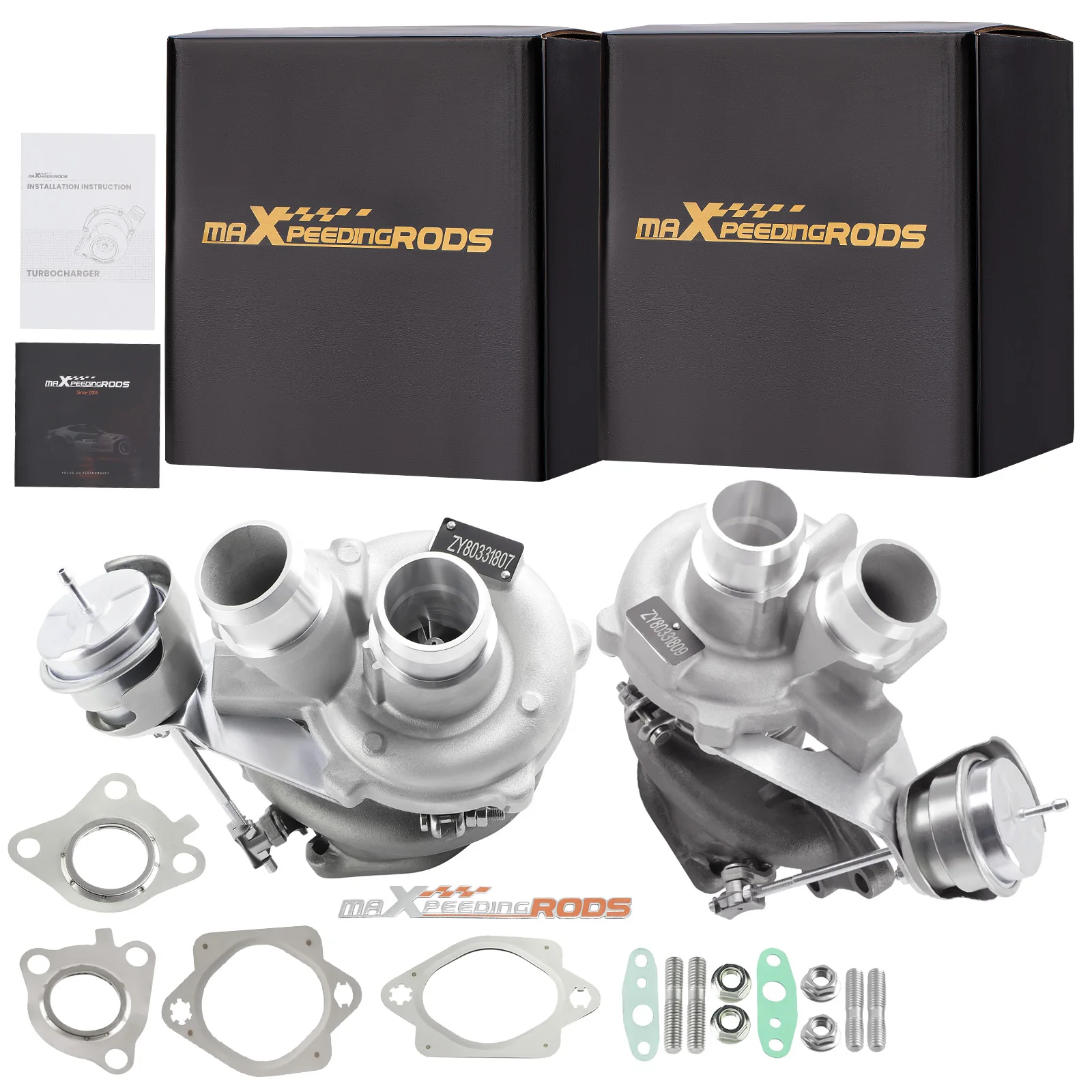 Twin Left+Right Turbo Charger For Ford 3.5L F150 Transit 150 250 350 2015-2016