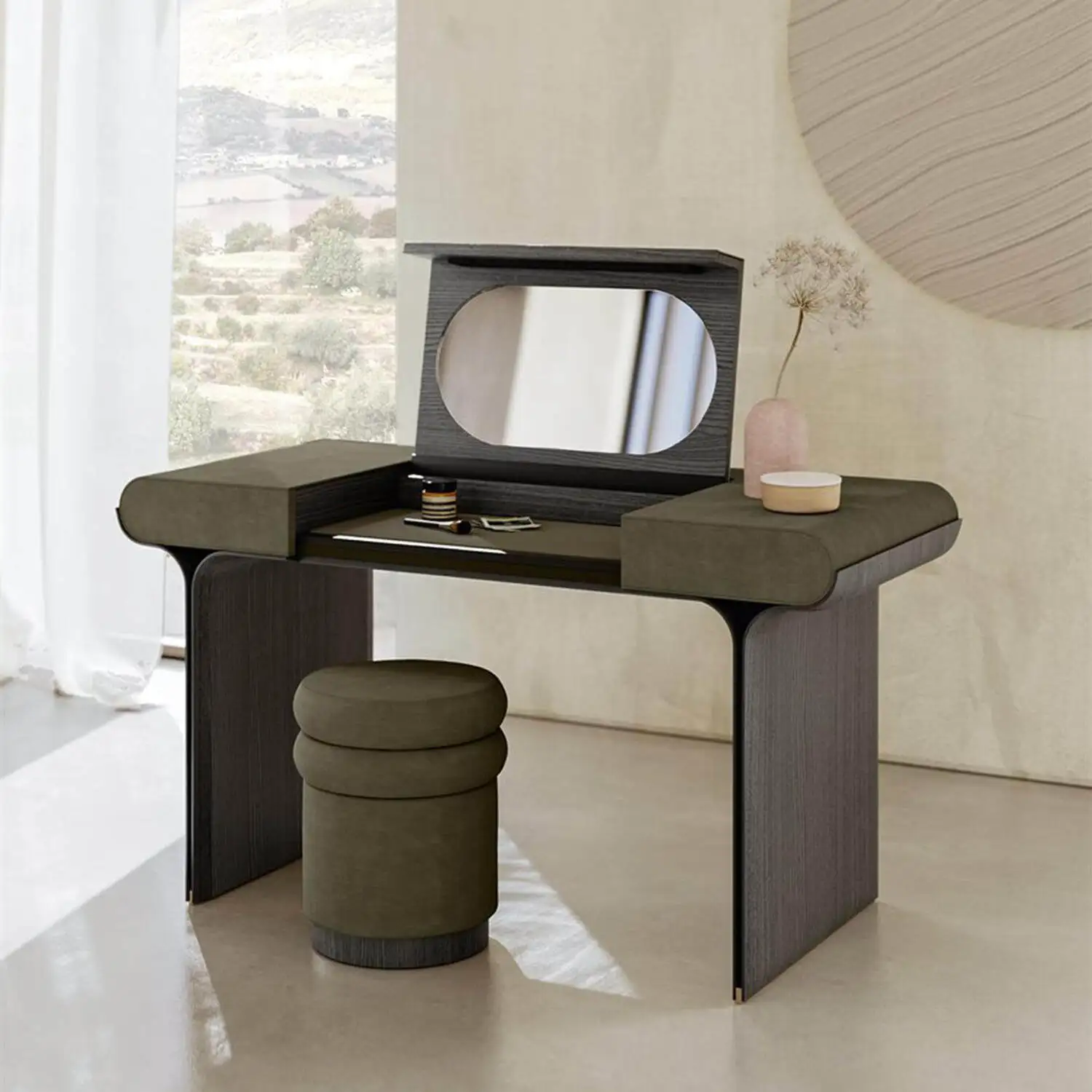 Simple Dressing Table Antique Hairdressing Sinfonier Child Cosmetics Dressing Table Cajoneras Para Ropa Beauty Salon Furniture