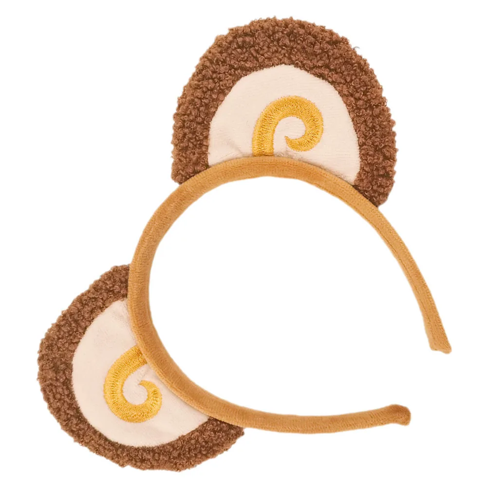 Cute Monkey Ears Headband for Little Girl Party Costume Dress Up Decorative Cosplay Hair Accessories Cute Monkey Ear Headband