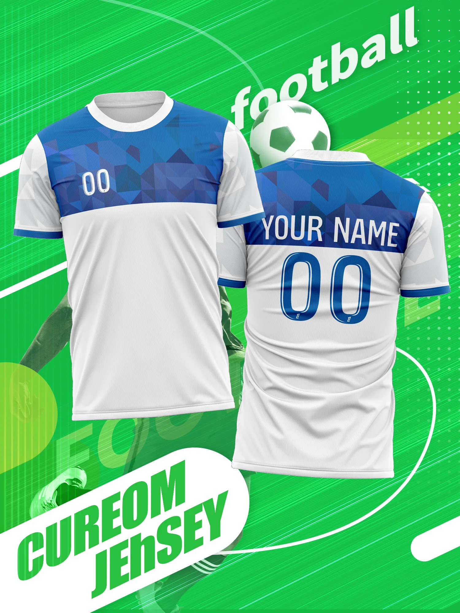 Custom Photo Name Number Soccer Jersey Online Custom Fast Design Easy Order Service