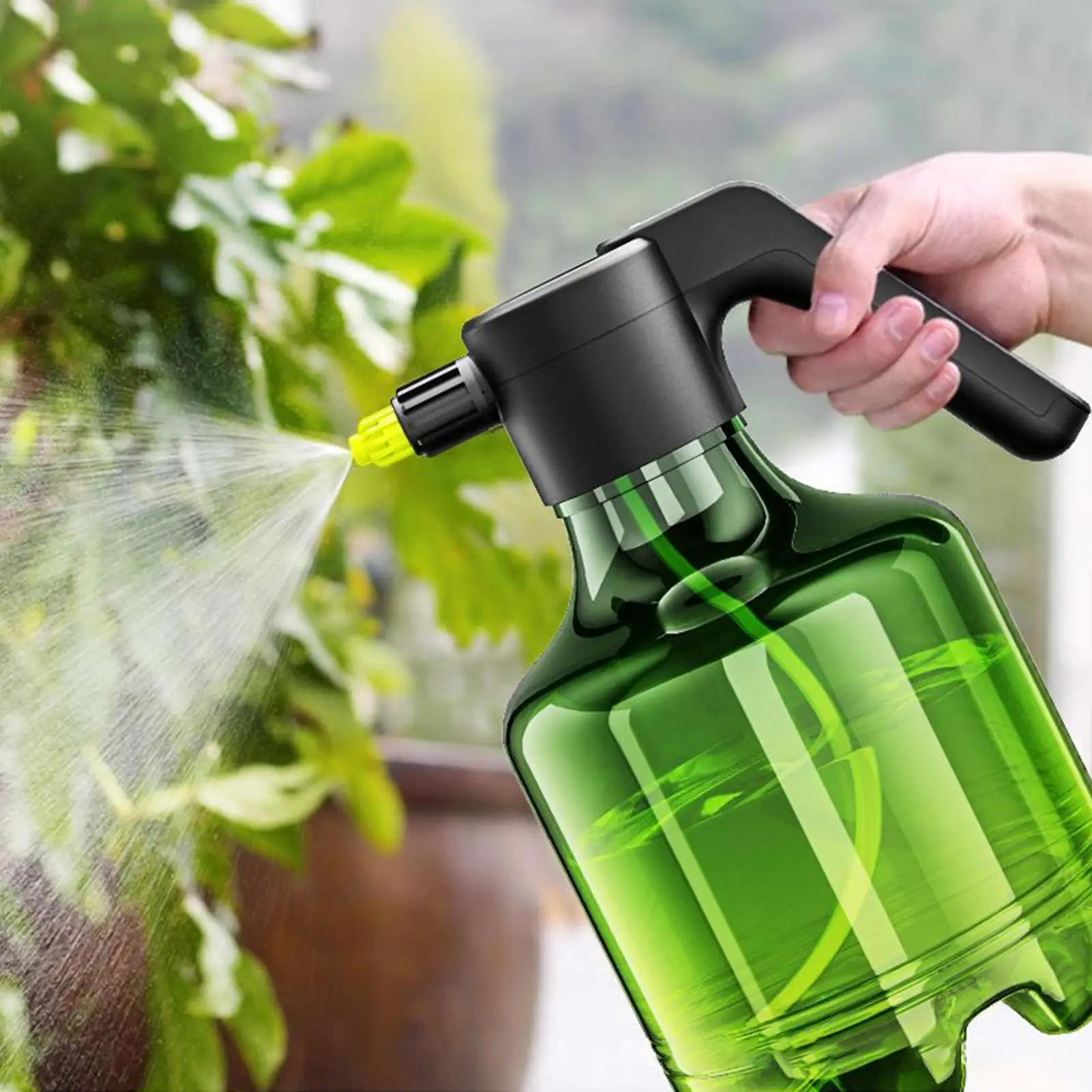 

Automatic Sprayer 3000ml Rechargeable Electric Yard Sprayer 1500mAh Adjustable Mister Bottle Washer For Yard Fence Plant House