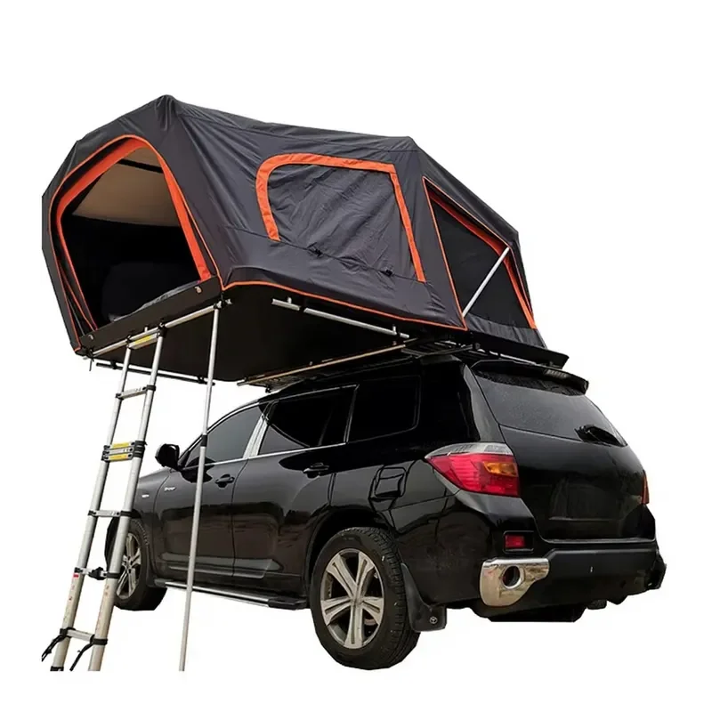 4 -5 Person 4x4 SUV Oxford Roof Top Tent Aluminum Hardshell Rooftop Tent for MPV Car Outdoor Camping with Optional Awning
