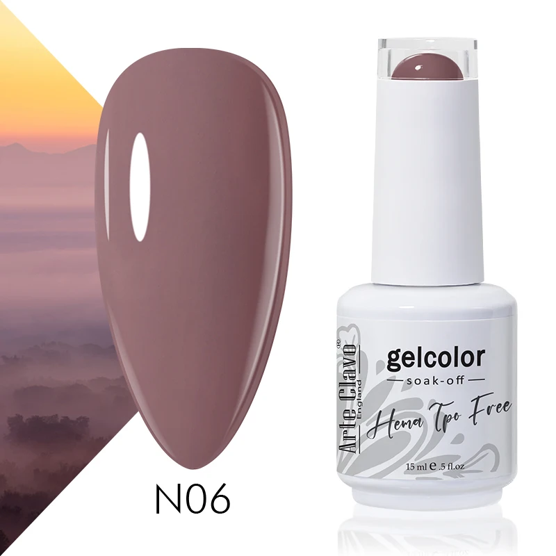 Arte Clavo Red Color Series Nagellack UV Soak Off Lack 15 ml Maniküre Nail Art Langlebiger Hema Tpo Free Gel-Nagellack
