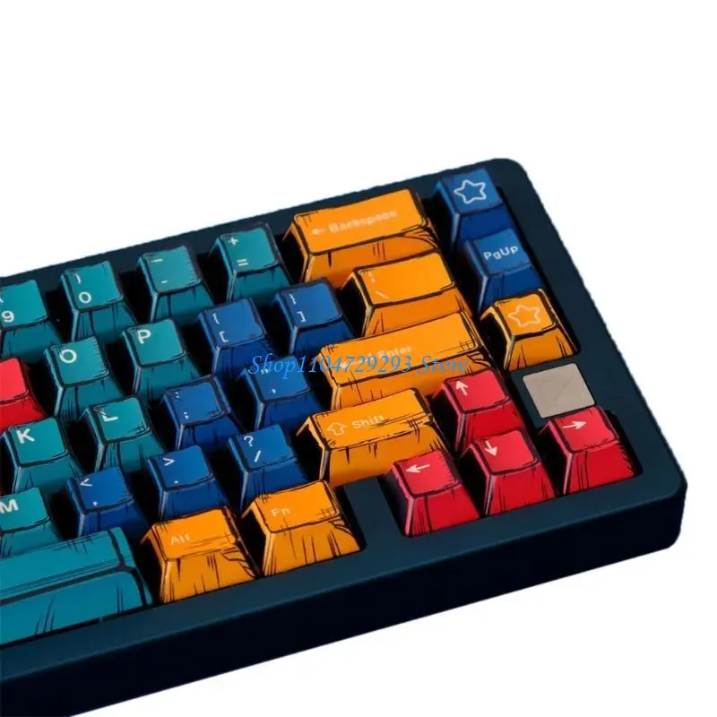 Luci miste palette Y2GD 78Keys PROFILE ORIGINALE PROFILO Sublimations KeyCaps PBT per tastiere meccaniche 60%