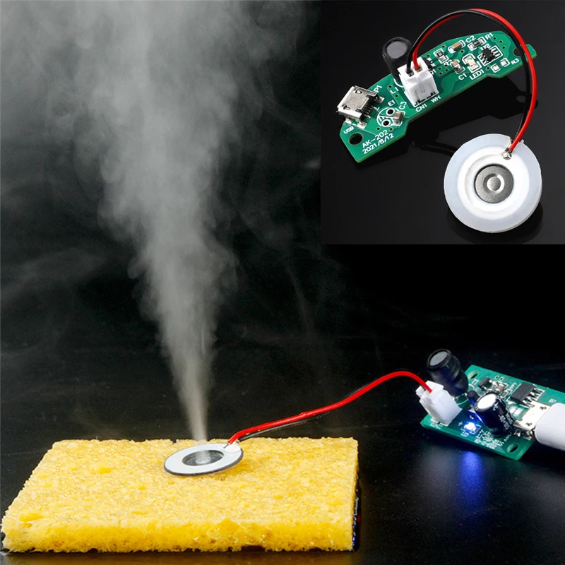 RYRA DIY Spray Atomization Module USB Humidifier Driving Circuit Board Atomization Experimental Equipment Ultrasonic Incubation