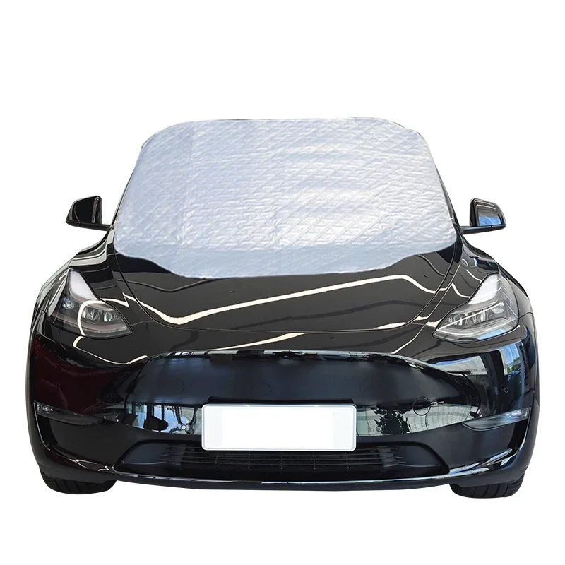 Auto-Windschutzscheiben-Spiegelabdeckung Sonnenschutz Winter Schnee Eis Regen Staub Frostschutz Aluminiumfolie Universal – Detail 16