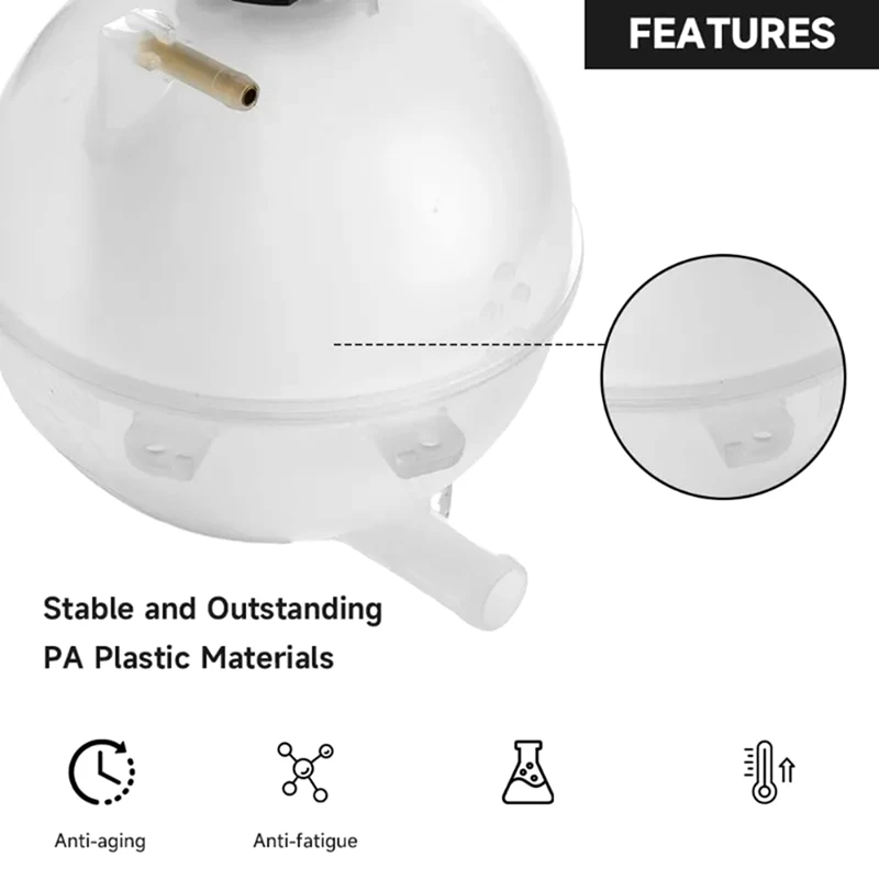 Super Sale 23386455 Radiator Coolant Expansion Tank with Cap for Chevrolet Malibu 17- 19 Cadillac XT4-XT6 for GMC Acadia Terrain