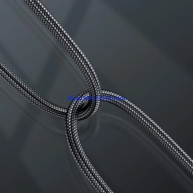 P9FA Flexible 3 Length Option Fast Charging Braided Cord USB A to Type C Data Cable