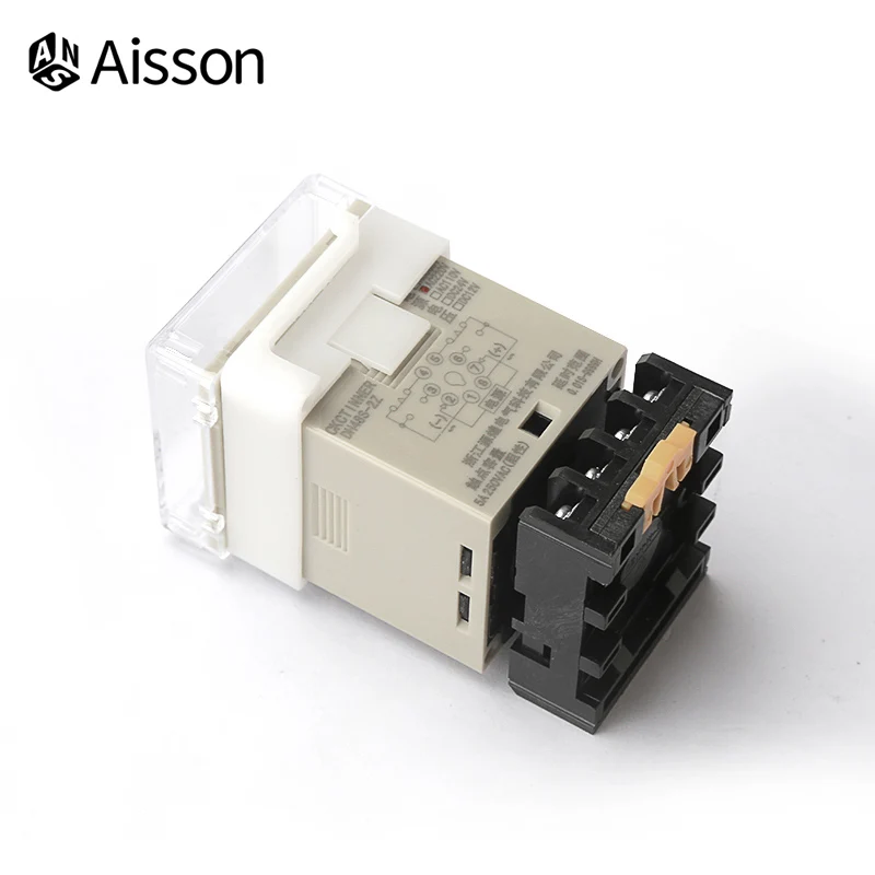 New DH48S Digital Delay Time Relay Precision Programmable Cycle DH48S-S 1Z 2Z Series AC220V DC24V DC12V With Socket Base