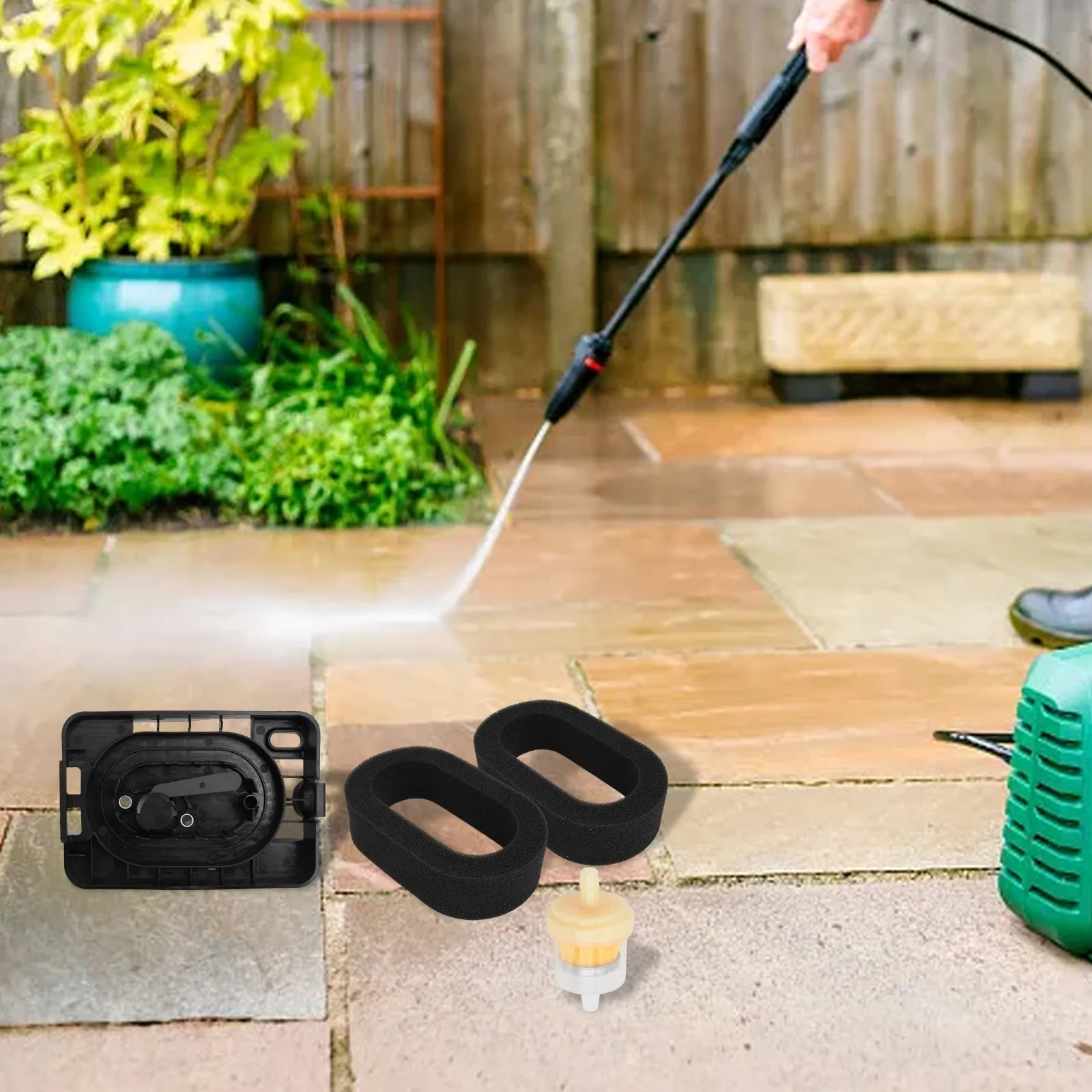 مجموعة غطاء فلتر الهواء الموثوقة المدمجة لتناول الاستخدام الخارجي الدوار لتطبيقات غسل الضغط #2