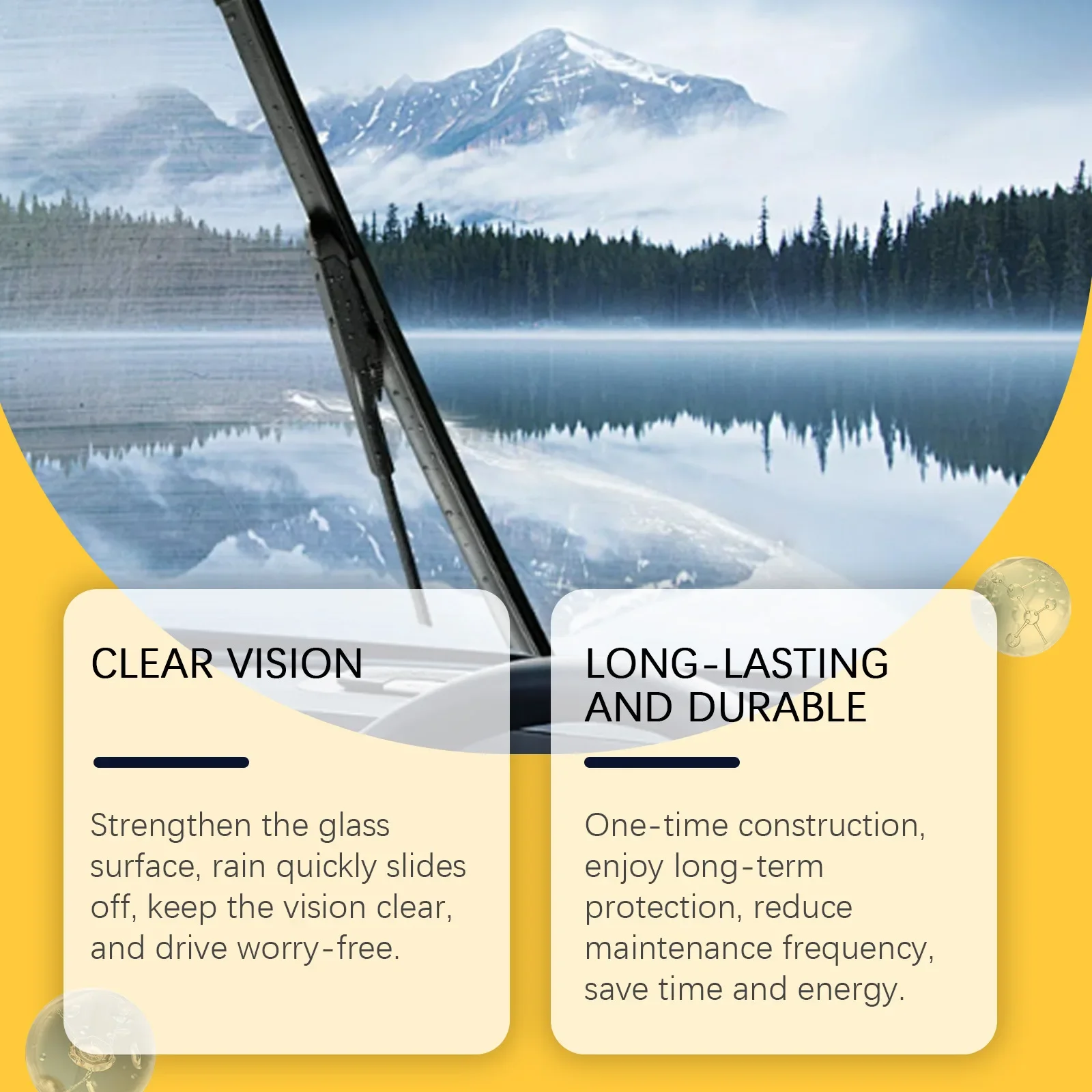 

Car Windshield Rainproof Decontamination Cleaner Homonth Window Cleaning Agent