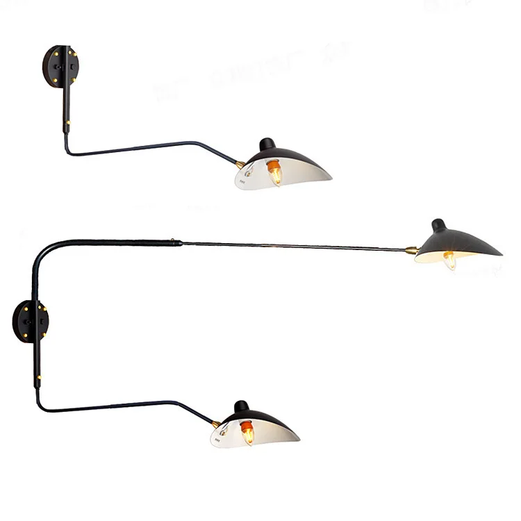 

Nordic Creative with teeth and claws and long arms swinging LED wall lamp duck bill chandelier retro living room lamp peta