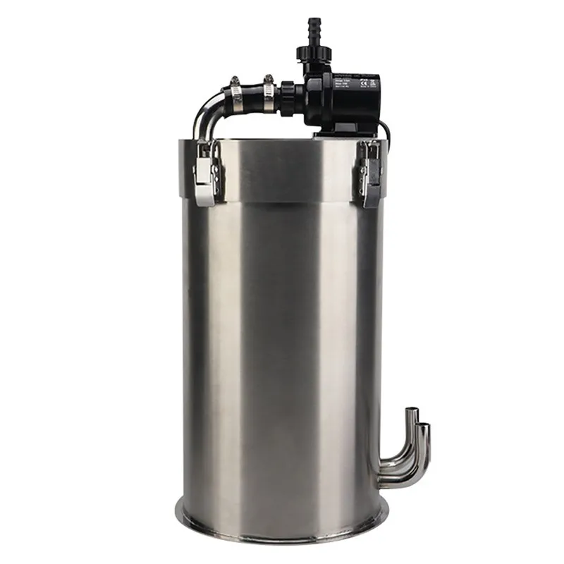 Aquarium Filter Ultra-quiet External Aquarium Filter Bucket Fish tank Grass Tank Stainless Steel Canister Filter