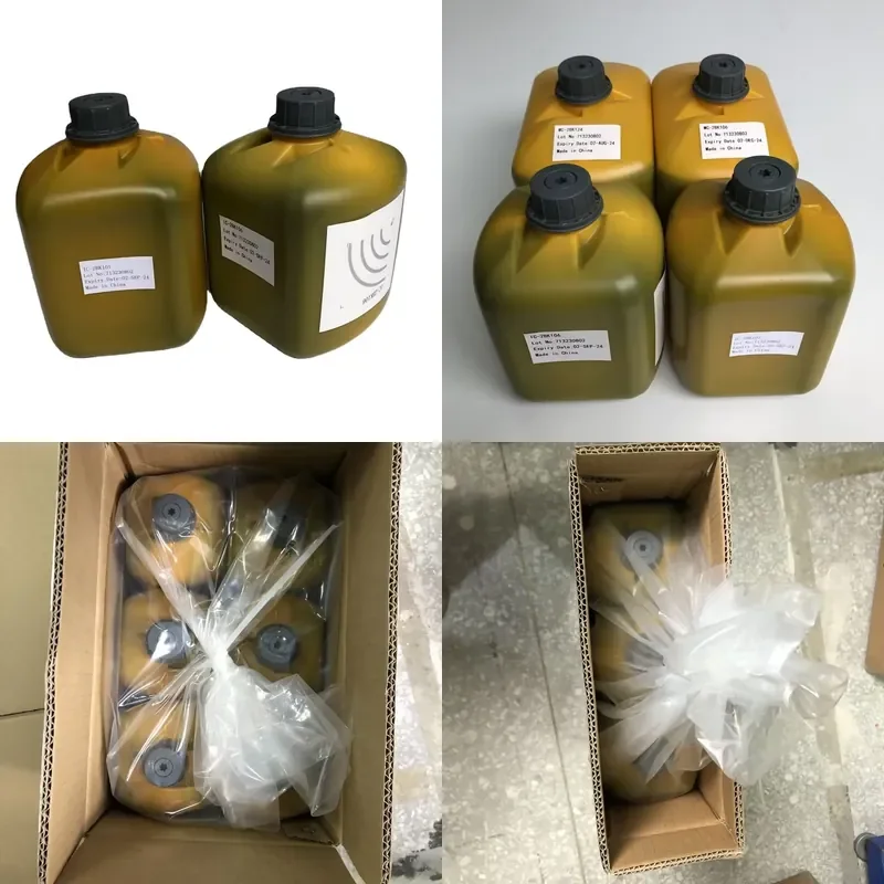 HCY 1200ML MC-2BK106 Compatible Solvent Makeup with RFID TAG Chips for Domino AX150i Series CIJ Inkjet Printer