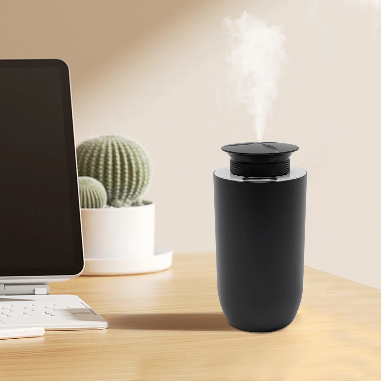 

Mini Essential Oil Diffuser, 3-Spray Mode Waterless Design Long Stand-By for Car Home Office Studio Colonnade Bathroom Bedroom