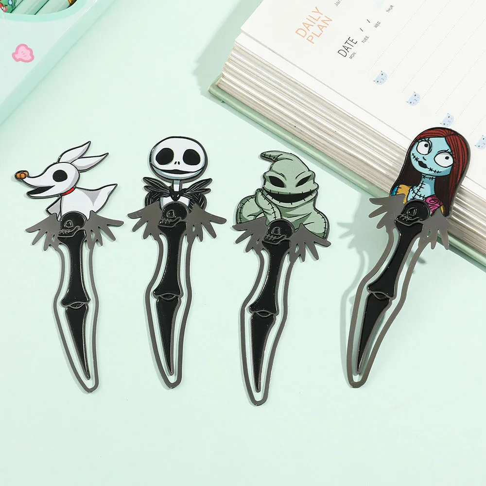 The Nightmare Before Christmas Figure Bookmark Disney Movie Creative Books Clip Halloween Party Favors Gifts for Friends