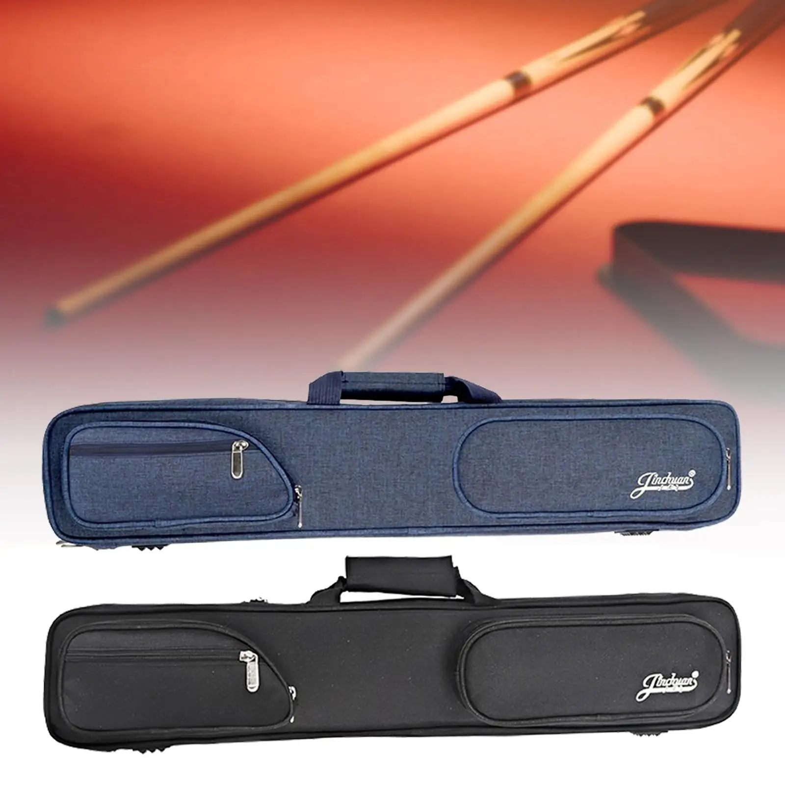 Billiard Pool Cue Case Travel Pool Table Accessories Accessories Storage Bag Blue