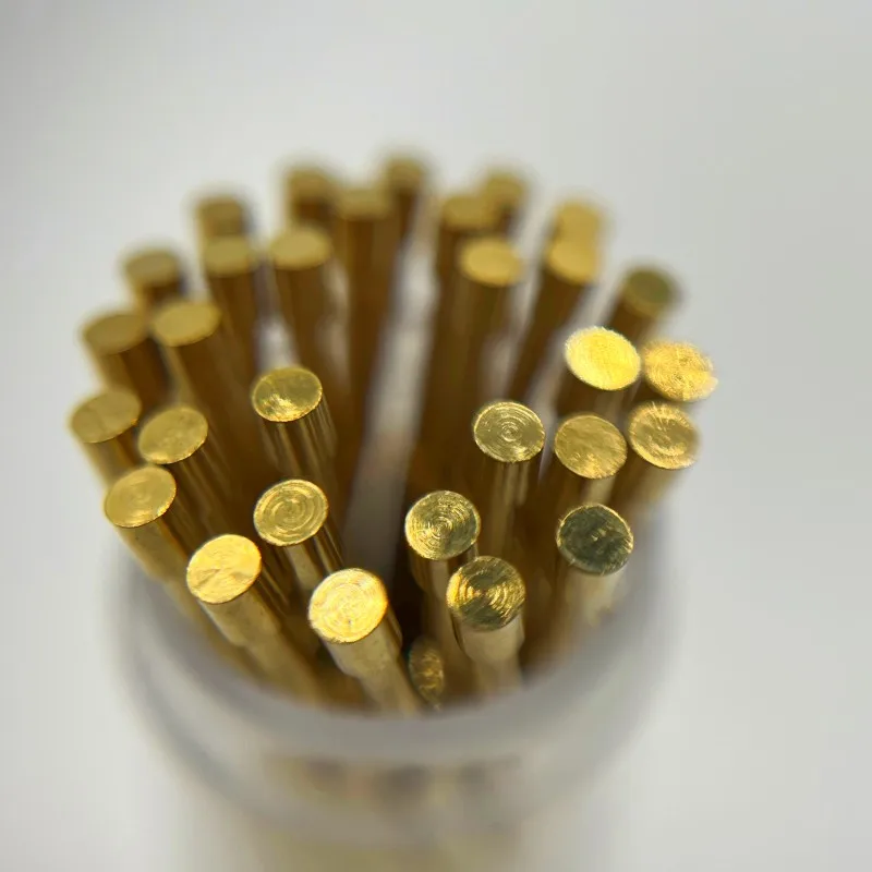 20/100PCS PA100-G2 Spring Test Probe PA100-G Test Pin P100-G P100-G2 Test Tool 33.35mm 1.36mm Needle Gold Tip Dia 1.50mm PogoPin