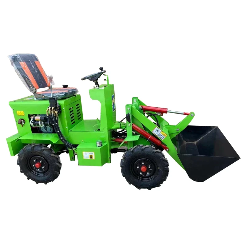 

Backhoe tractor, small electric four-wheel drive loader, environmentally friendly new energy agricultural forklift customized