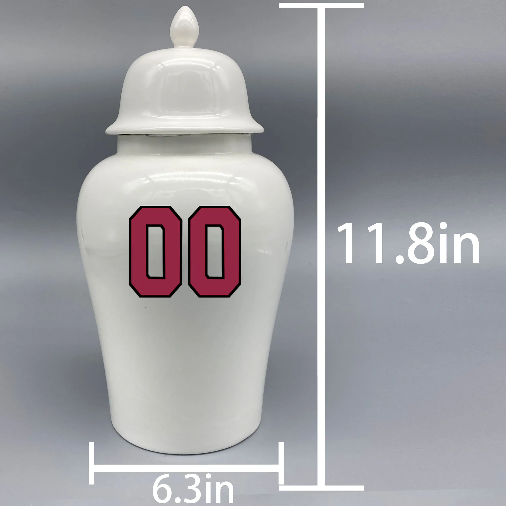 Large Urn for Arizona Cardinals-themed Logo Urn.Please send me the customize information-name/date and number on the urn