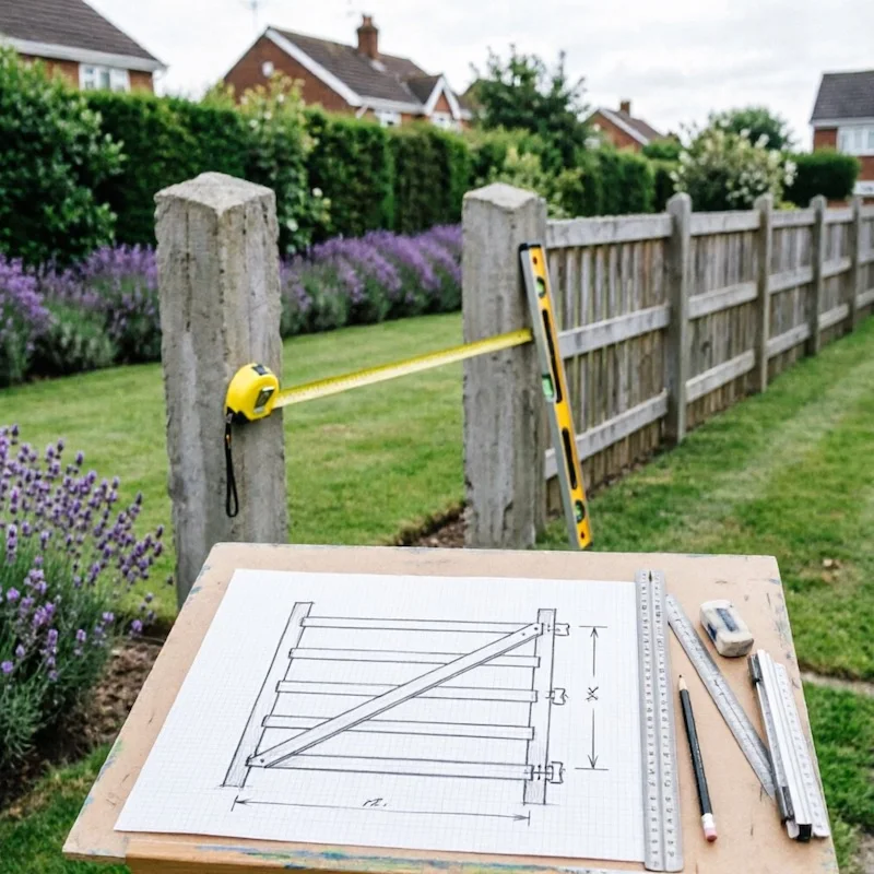 How to Design a Fence Gate: Work Backwards From the Opening You Need
