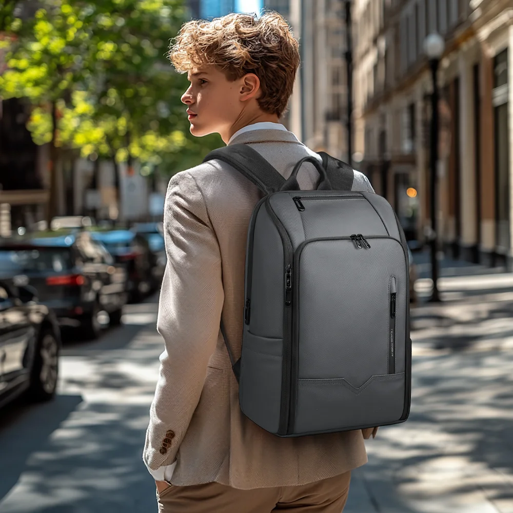 Mochila de negocios Heroic Knight para hombre, mochila para ordenador portátil de 15,6 ", bolso de equipaje de lujo a la moda para hombre, bolsas de viaje, mochila de trabajo impermeable