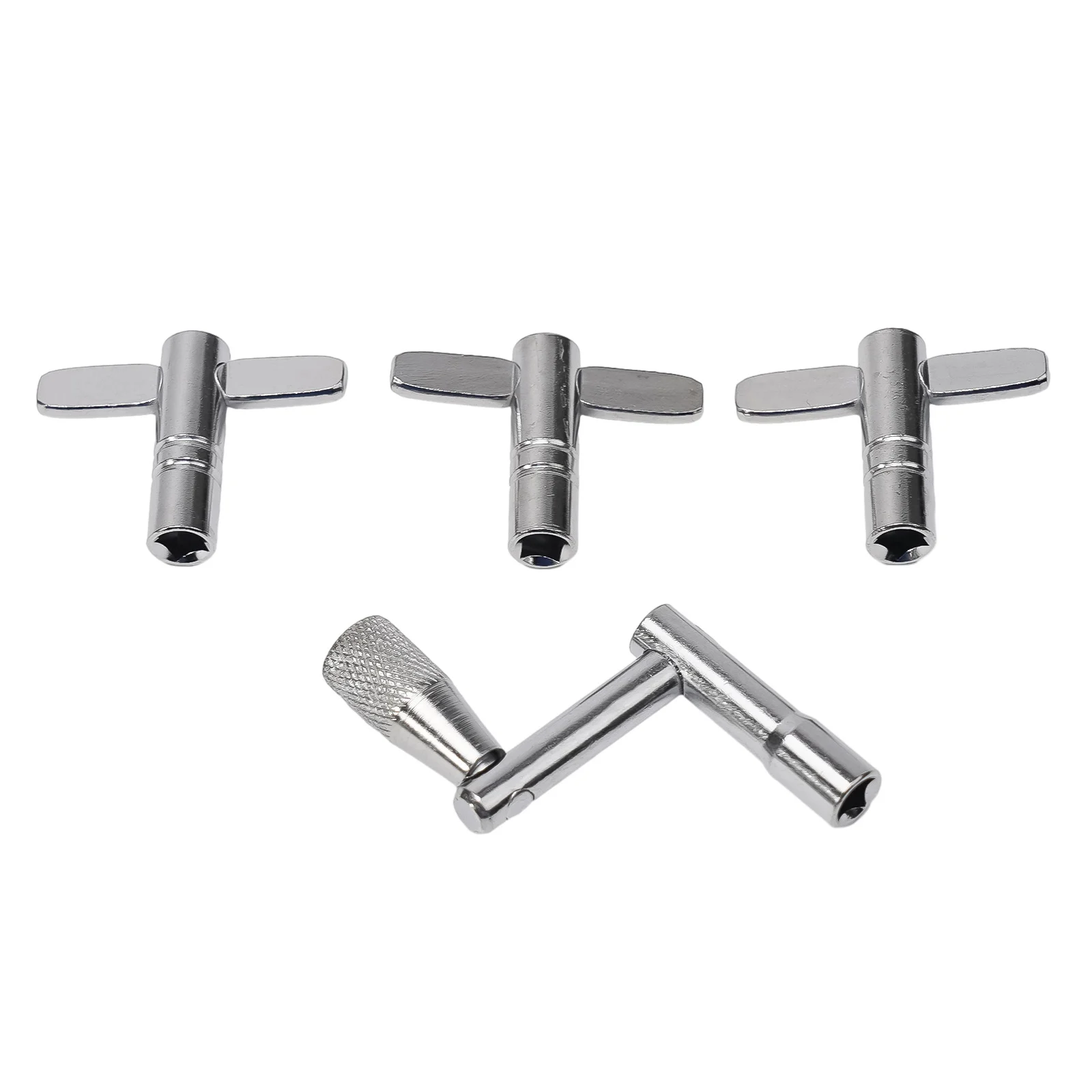 Brand New Drum Key Z Style T Style Chrome-plated Steel Motion Speed Key Replacing Drumheads Percussion Accessories