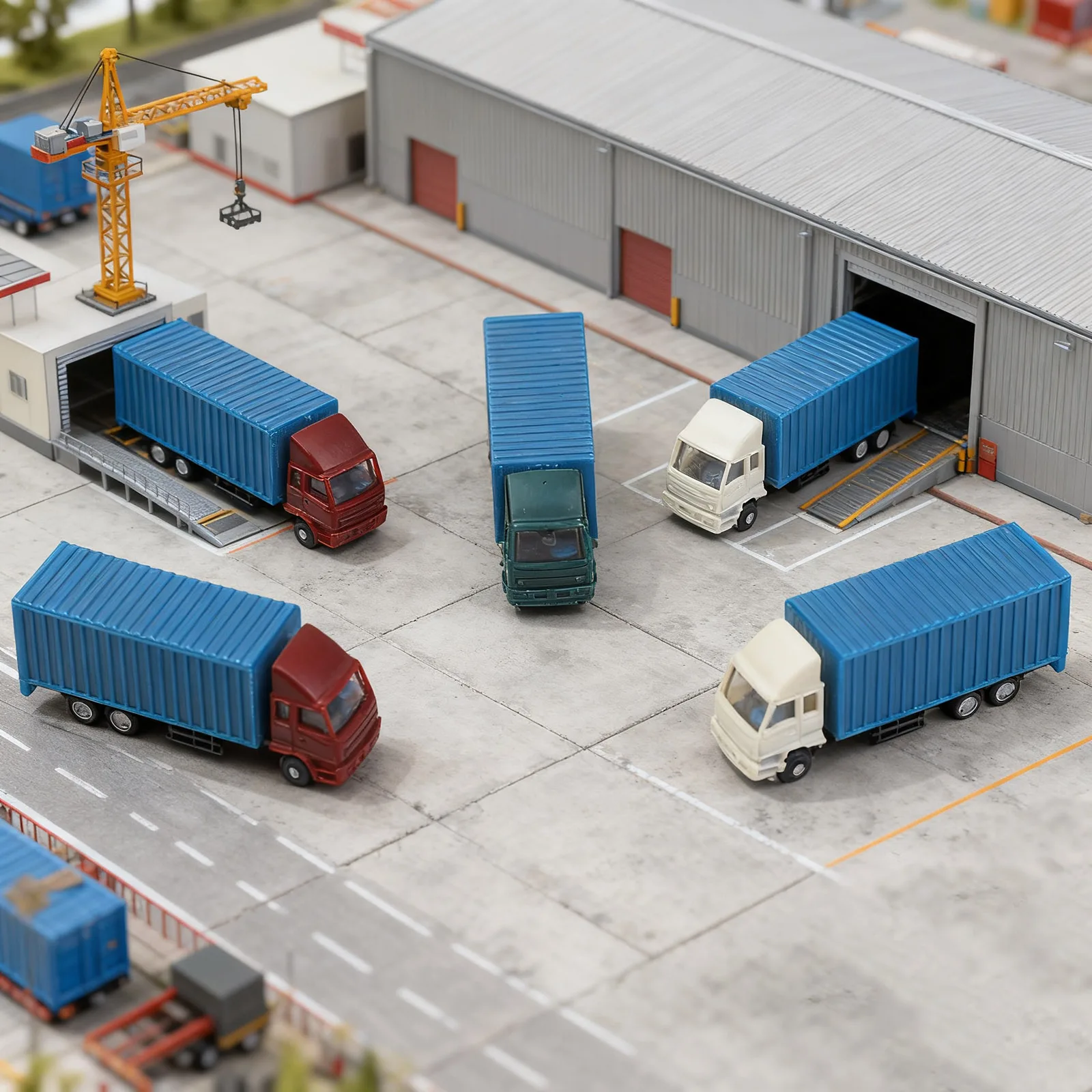 5 pces 1:150 escala miniatura caminhão contêiner modelo n calibre diorama transportador caminhão caminhão veículo carro modelo acessórios