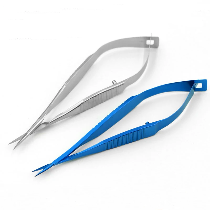 Aço inoxidável Microfine Scissors, Venus, Iris, Eye Instruments, Ultra Fine