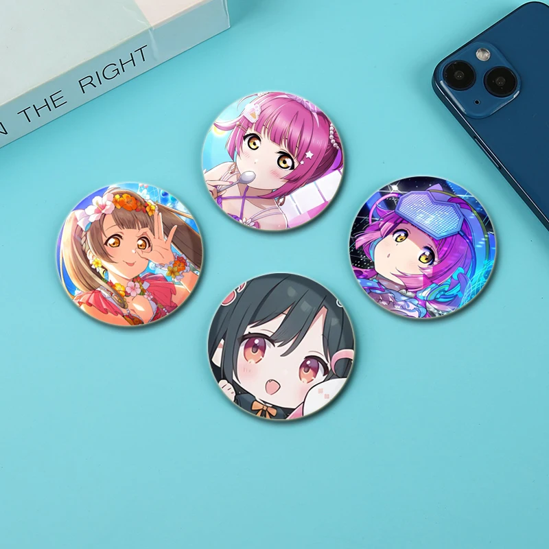 Maki Nishikino Rin Hoshizora Nozomi Tojo Nico Yazawa Cosplay Figure Badge Exquisite Cartoon Cute Enamel Pins for Clothes Jewelry