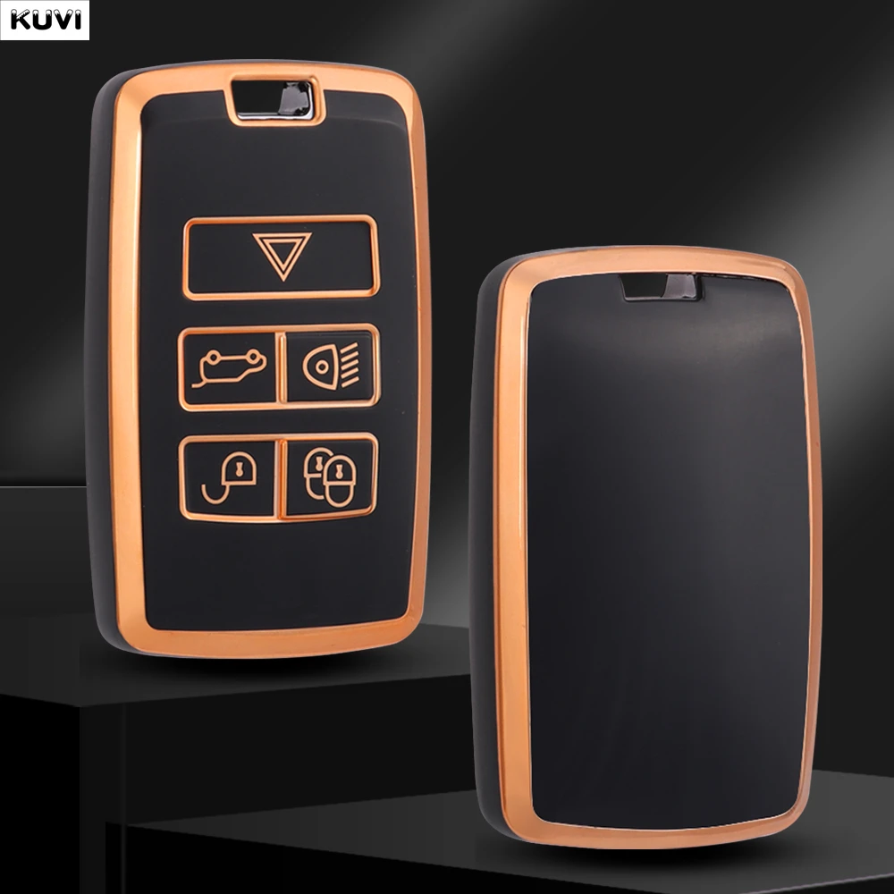 NEW TPU Car Remote Key Case Cover Shell For Land Rover Range Rover Evoque Discovery Sport Velar For Jaguar XE XF E-Pace F-Pace