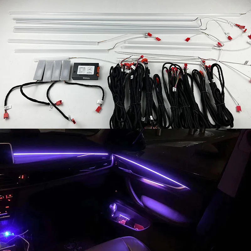 

Auto ambient light For BMW X5/X6 colors car decorative led strip for F15/F85/F16 Ambient light decoration Refit