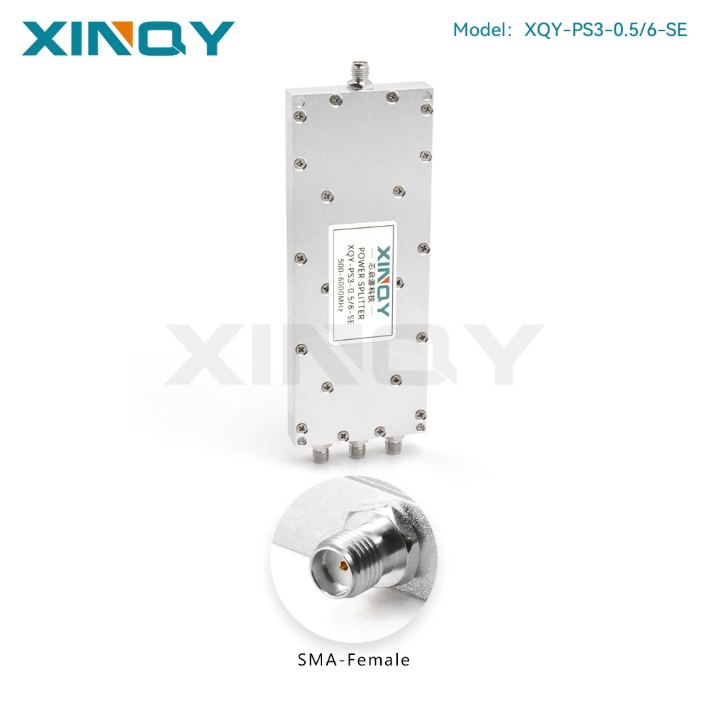 Xinqy Sma Microstrip Power Divider 0.5-6g 1-to-3 Wifi Rf Test Power Distribution and Combining Circuit