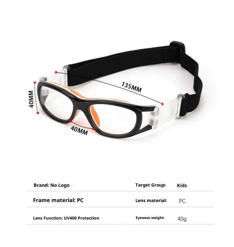 Kids Outdoor Sports Protective Eyewear, Impact Resistant Goggles For Basketball Football Activities