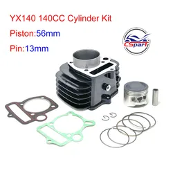 YX140 140cc Cylinder Piston Ring Gasket Kit For 56mm Bore YinXiang 140cc 150cc 1P56YMJ 1P56FMJ 1P56FMJ-5 Engine Dirt Pit Bike