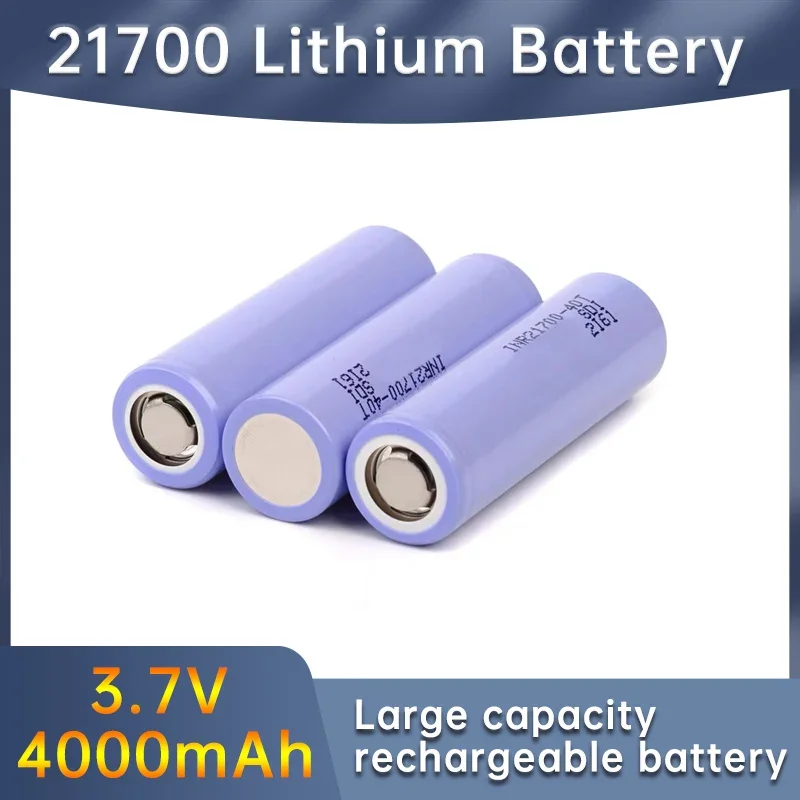 INR21700 4000mAh Original Battery 21700 3.7V, 4000mAh, 30A, High Discharge, Super Large Capacity 21700lithium battery