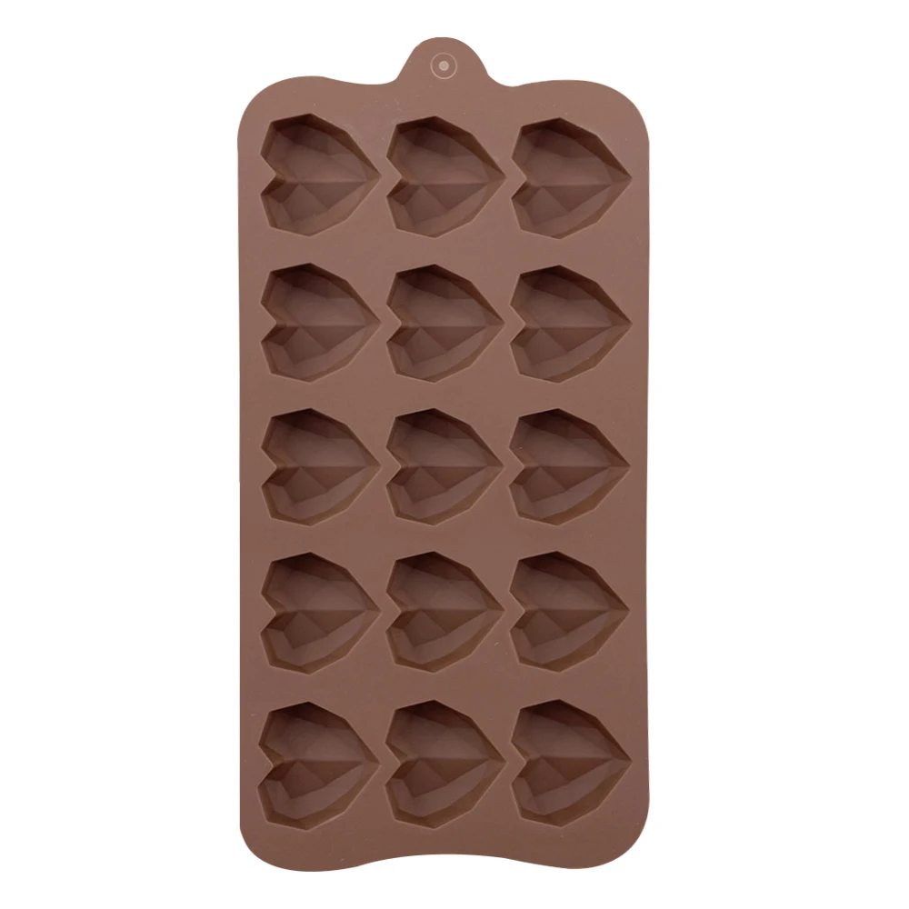 Love Mold Silicone Baking Accessories DIY Chocolate Candy Molds Fudge Cupcake Decorating Supplies Baking Tools Cake Molds