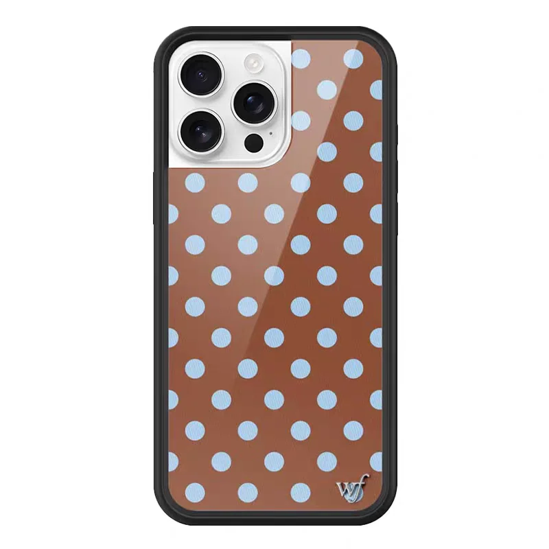 Wildflower 3D Polka Dots Phone Case for iPhone 16 15 14 13 12 17