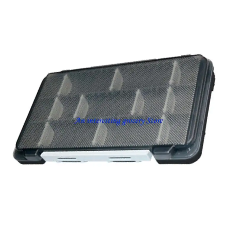 652D Clear Fishing Lures Storage Box with Adjustable Dividers Tackles Dividers Boxes