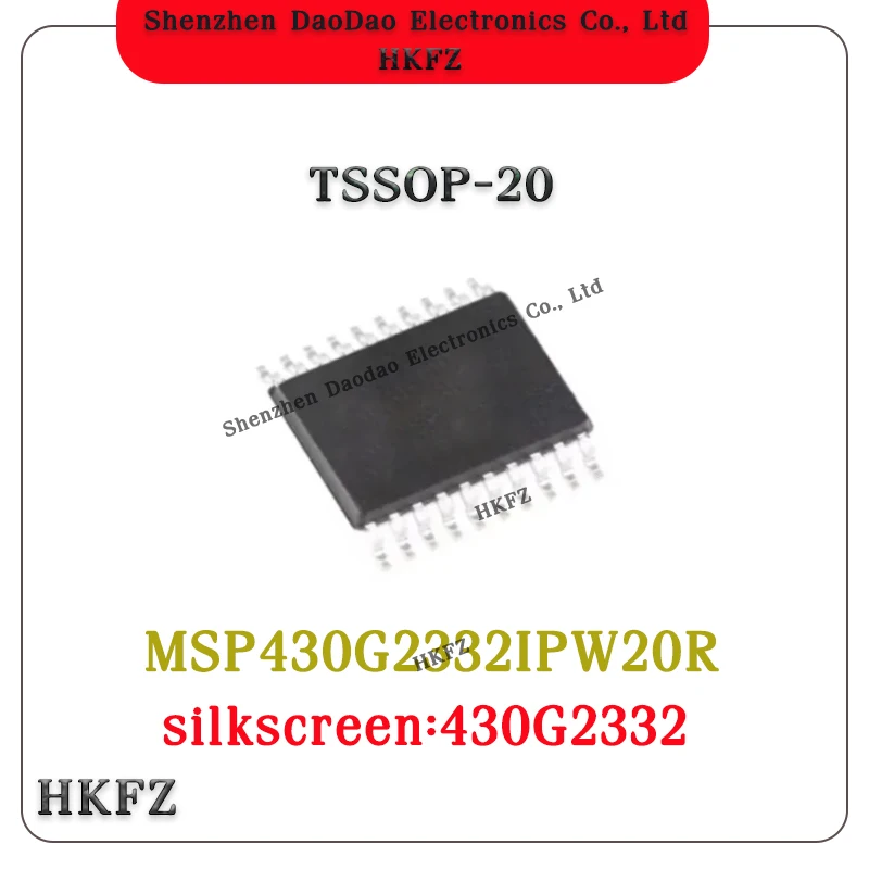 

MSP430G2332IPW20 430G2332 MSP430G2332IPW20R TSSOP-20 Microcontroller chip IC new original