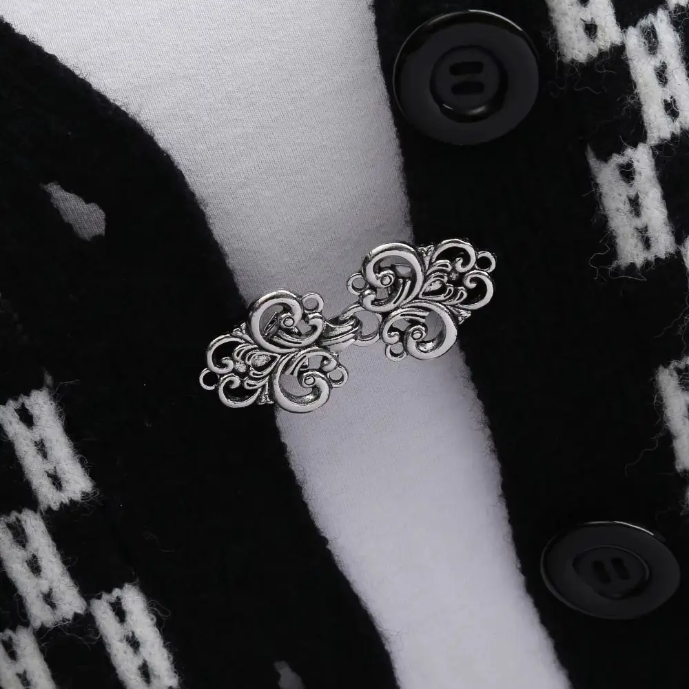 Vintage Style Sweater Clip Anti Slip Elegant Cape Cloak Fastener Multi-functional High-quality Clothing Tight Brooch Silk Scarf