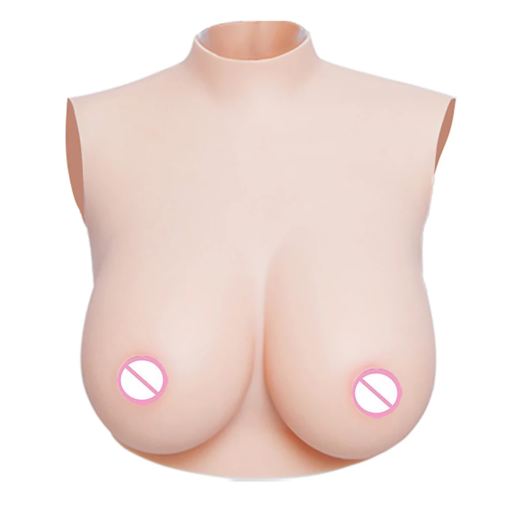 Realistic Shemale Fake Boobs False Breast Fake Breasts Silicone Breast Froms For Crossdresser Cosplay Transgender Cup B-G