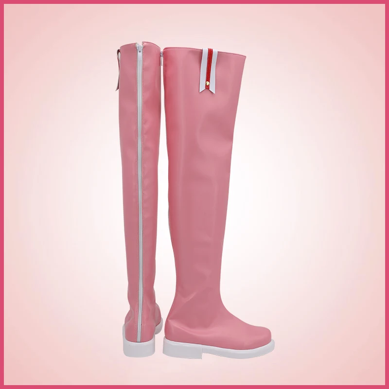 Cardcaptor Sakura KinomPain Sakura-Chaussures de Cosplay pour Femme et Homme, Bottes de Jeu Anime Roses, Nouvelle Collection